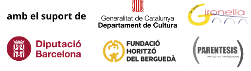 Amb el suport de Generalitat de Catalunya, Diputació de Barcelona, Gironella, Fundació Horitzó del Berguedà i Parèntesis